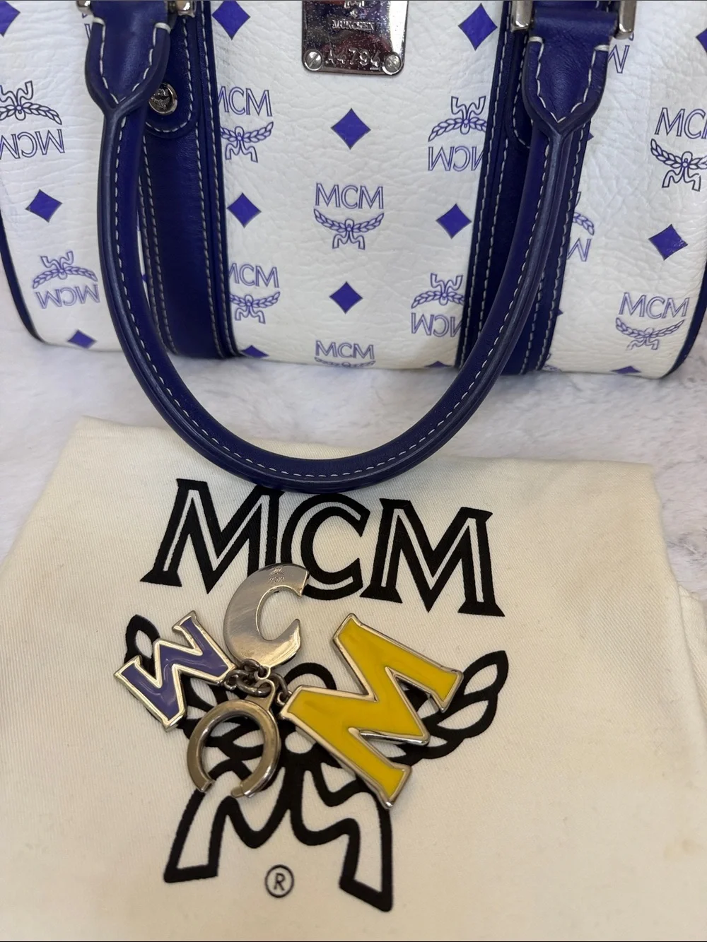 MCM keychain enamel